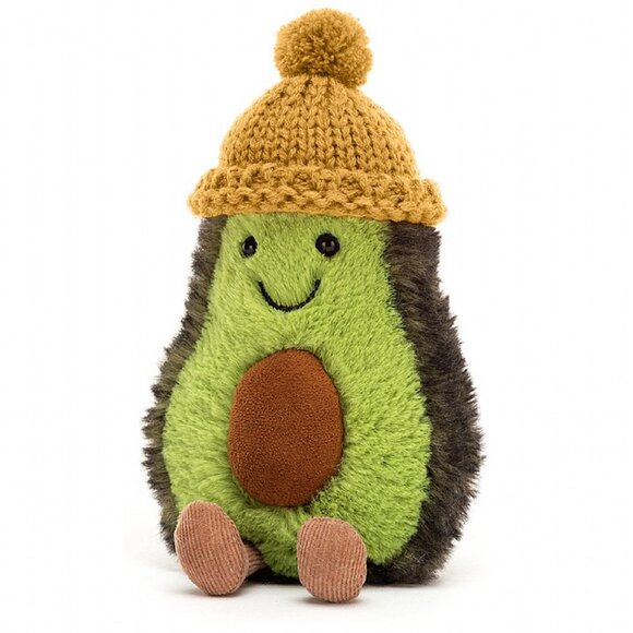RARE Jellycat Mustard Cozi Amuseable Avocado BNWT - Picture 1 of 4